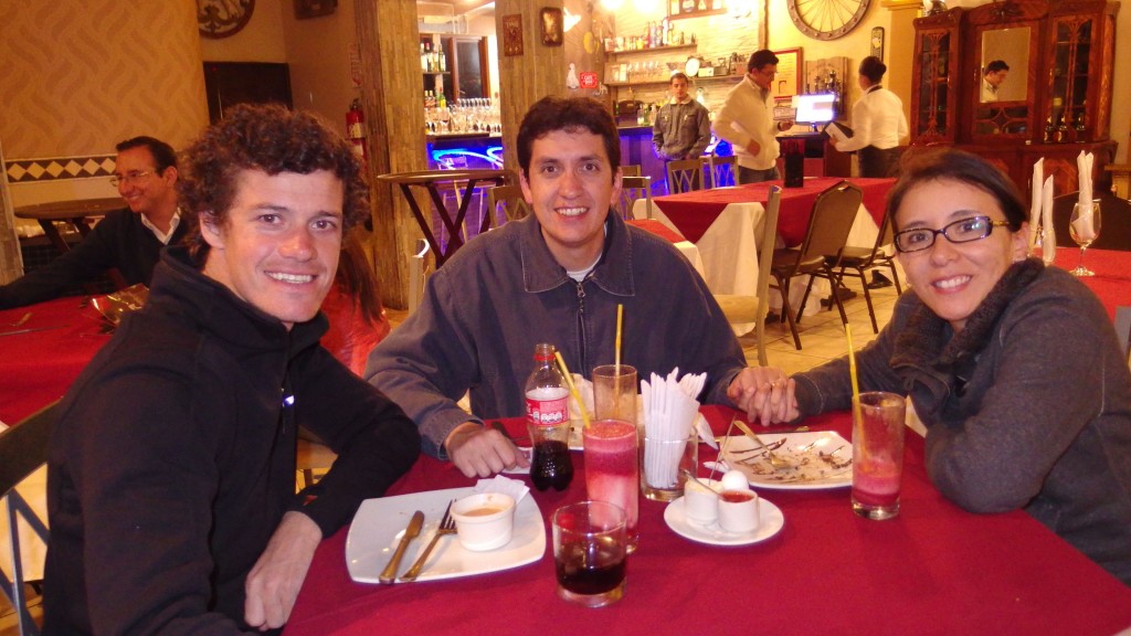 Muchas gracias por la cena!