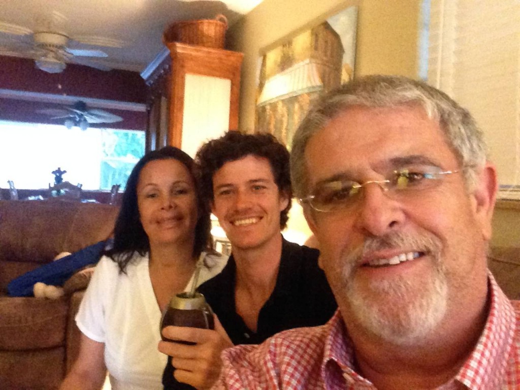 Con Astrid y Mauricio